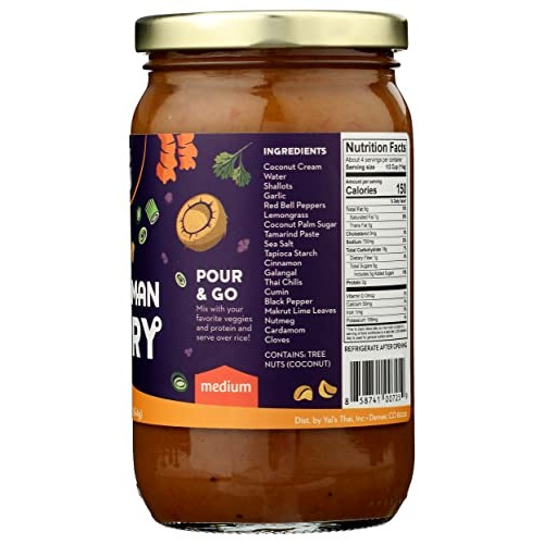 Yais Thai Massaman Curry, 16 OZ