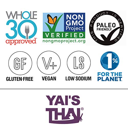 Yais Thai Red Coconut Curry Sauce 16 Ounce Jar