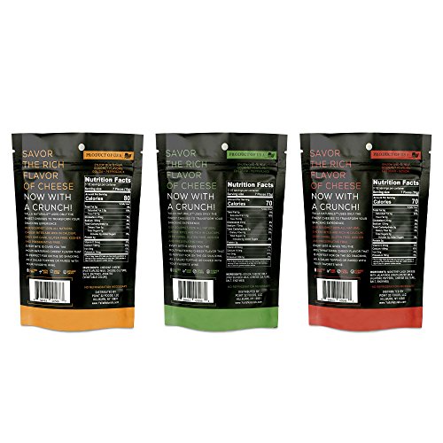 Crunchy Bites Cheese Snacks 3 Pack - Cheddar, Gouda And Pepper J