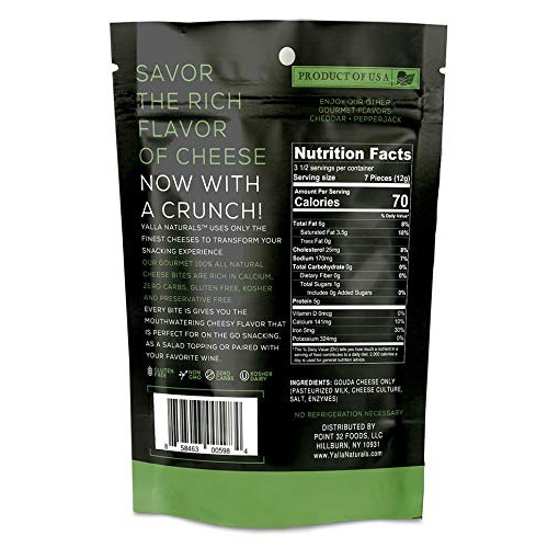 Crunchy Bites Cheese Snacks 3 Pack - Cheddar, Gouda And Pepper J