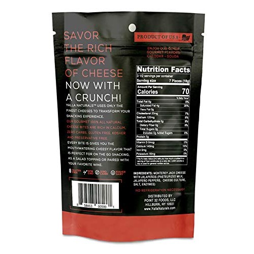 Crunchy Bites Cheese Snacks 3 Pack - Cheddar, Gouda And Pepper J