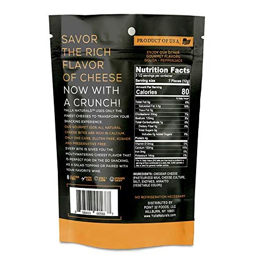 Crunchy Bites Cheese Snacks 3 Pack - Cheddar, Gouda And Pepper J