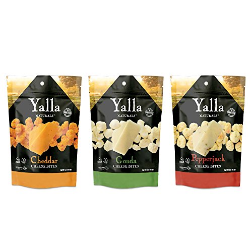 Crunchy Bites Cheese Snacks 3 Pack - Cheddar, Gouda And Pepper J