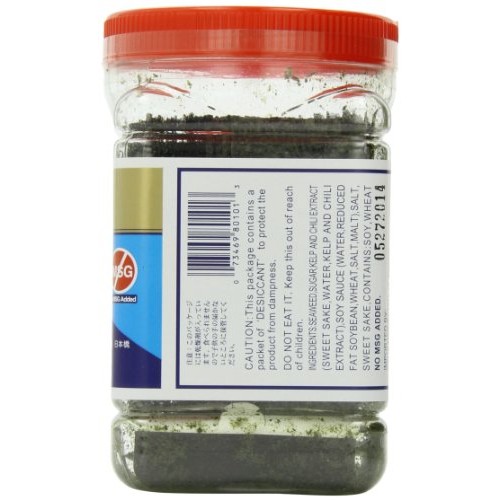 Yamamotoyama Teriyaki Nori Seaweed, 0.7-Ounce Jars Pack Of 6