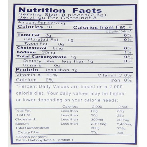 Yamamotoyama Teriyaki Nori Seaweed, 0.7-Ounce Jars Pack Of 6