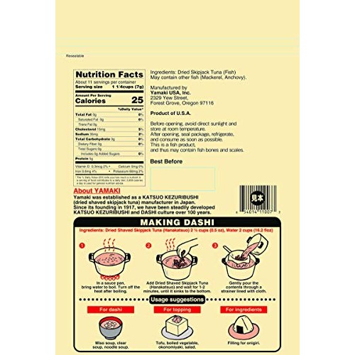 Yamaki Bonito Flakes Hana-Katsuo 2.82 Oz.