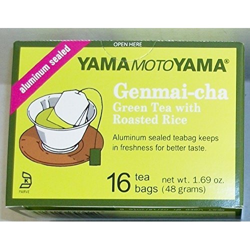 Yamamotoyama Genmai-Cha Green Tea With Roasted Rice 16 Count Tea