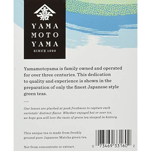 Yamamotoyama Iced Matcha Green Tea Unsweetened, 12 Count Pack o...