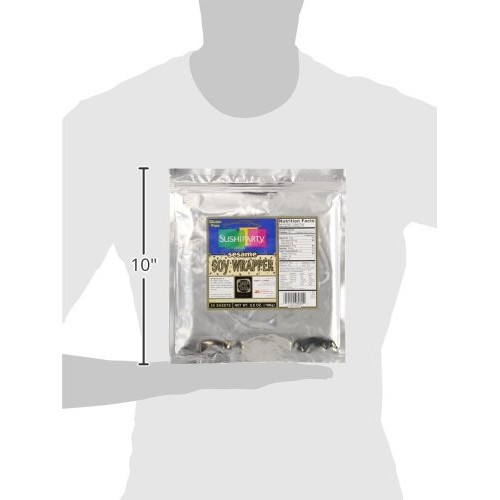 Yamamotoyama Sushi Party Soy Wrapper, Sesame, 20 Count, 3.5 Ounc