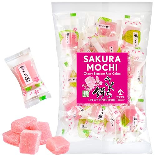 YAMASAN KYOTO UJI Japanese Sakura Mochi Candies, Real Traditiona... YAMASAN KYOTO UJI Japanese Sakura Mochi Candies, Real Traditiona...