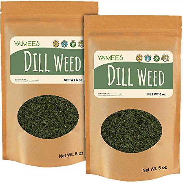 Yamees Dry Herbs – Bulk Dill Weed - Bulk Spices - 12 Oz 6 Oz Each
