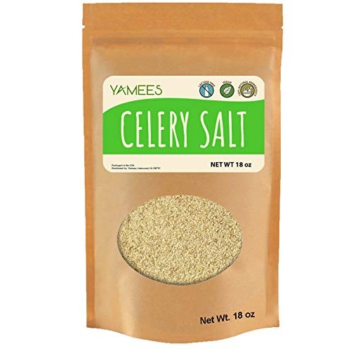 Yamees Garlic Salt And Celery Salt - Bulk Spices - 2 Pack Of 18