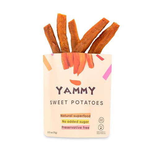 Yammy Dried Sweet Potato, Healthy, 1 Ingredient, Superfood Snack