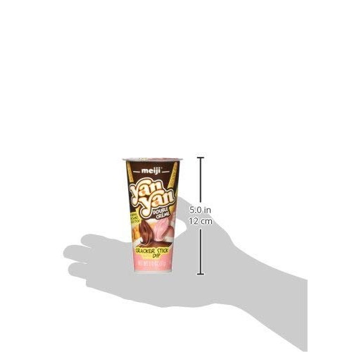 Meiji Yan Yan Dipping Sticks, Chocolate And Strawberry Double Cr
