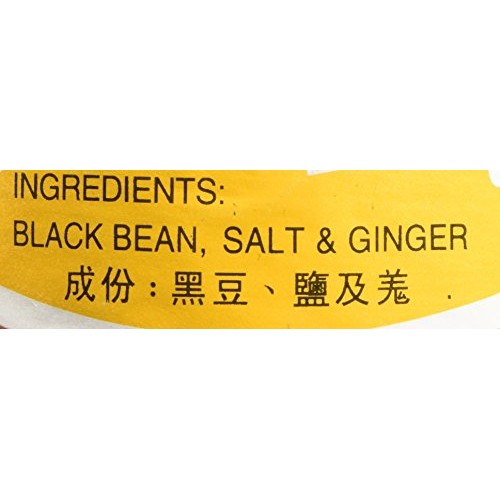 Yang Jiang Preserved Black Beans With Ginger, 1Lb.