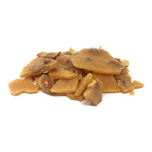 Home Style Peanut Brittle Candy, Yankee Traders Brand ~ 2 Lbs.
