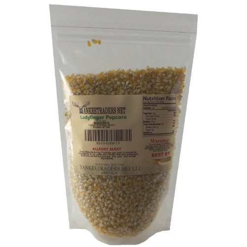 Ladyfinger Popcorn Hull-Less, Tender Popcorn, 1 3/4 Lb Pack, Y