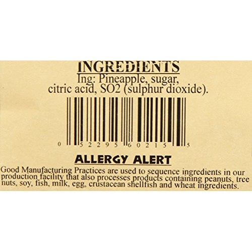 Yankee Traders Dried Pineapple Chunks, 4 Pound