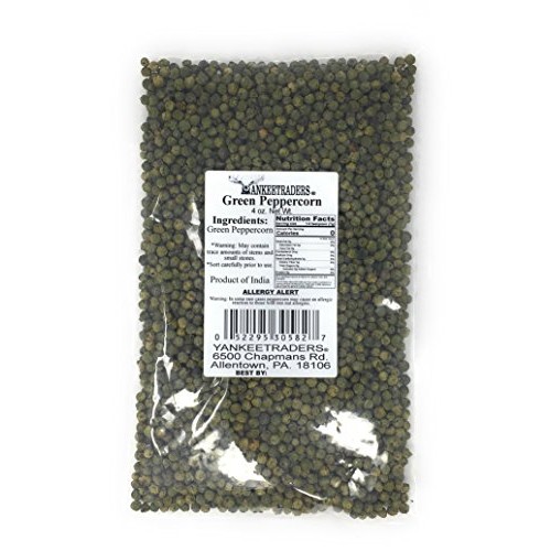Yankee Traders Brand Peppercorns Pack, Green, 4 Ounce