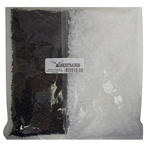 Yankee Traders Brand, Sea Salt And Whole Black Pepper Packs For