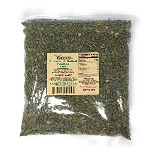 Yankeetraders Pepita/Pumpkin Seeds, Roasted &Amp; Salted, 2 Lb