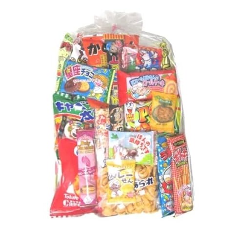 Dagashi Set, Japanese YAOKIN Snack Assortment 35pc