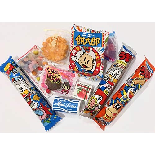 Samurai Dagashi Set, Japanese Snack Assortment 36Pcs