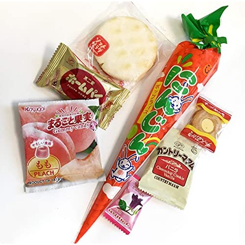 Samurai Kid Dagashi Set, Japanese Snack Assortment 30pc with Sam...