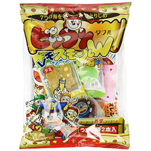 Dagashi Box Japanese Snacks 60Pcs Umaibo Candy Gumi Potato Chip