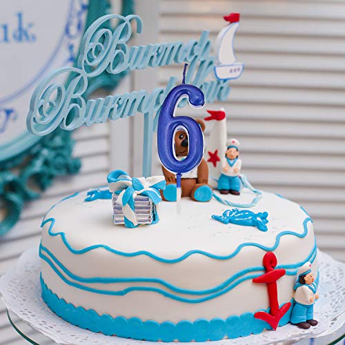 Yaomiao 10 Pieces Birthday Numeral Candles Cake Numeral Candles