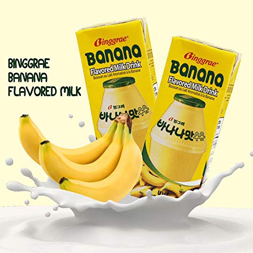 Biggrae Flavored Milk Series; Banana6, Strawberry6, Melon6