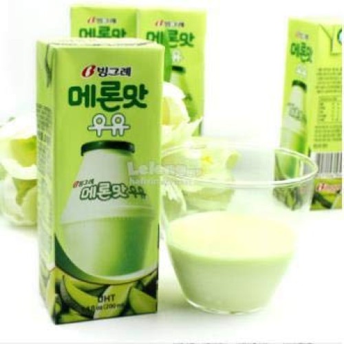 Biggrae Flavored Milk Series; Banana6, Strawberry6, Melon6