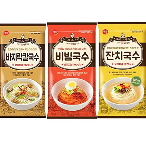 Sempio Noodles Mix &Amp; Match 6 Pack 1 Set3 Flavor X 2 Packs; 샘