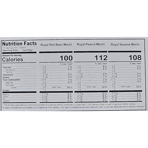 Pack of 2 Total: 30 Pieces Japanese Rice Cake Mochi Daifuku A...