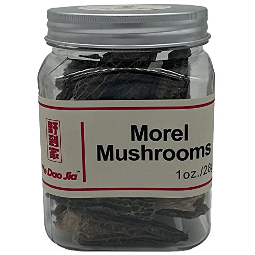 Ye Dao Jia Dried Morel Mushrooms 1 Ounce Morchella Conica