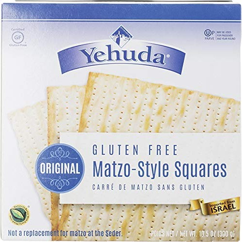 Yehuda Gluten Free Matzo Squares, 10.5 Ounce -- 12 Per Case