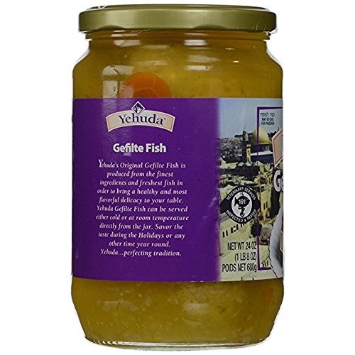 Yehuda Gefilte Fish Original, 24 Ounce Pack Of 12