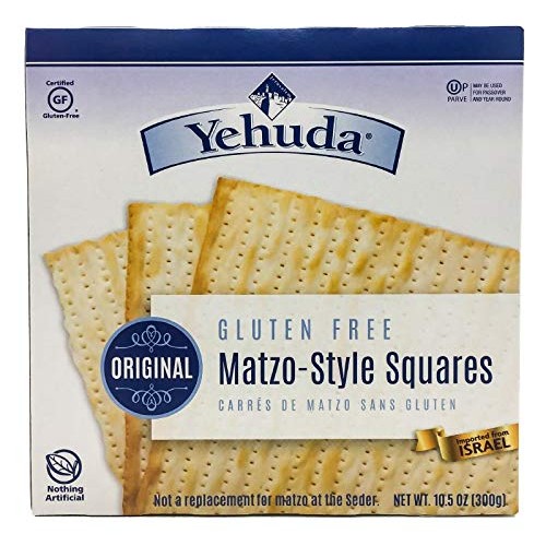 Yehuda Matzo Squares Gluten-Free 10.5 Ounce Pack Of 3
