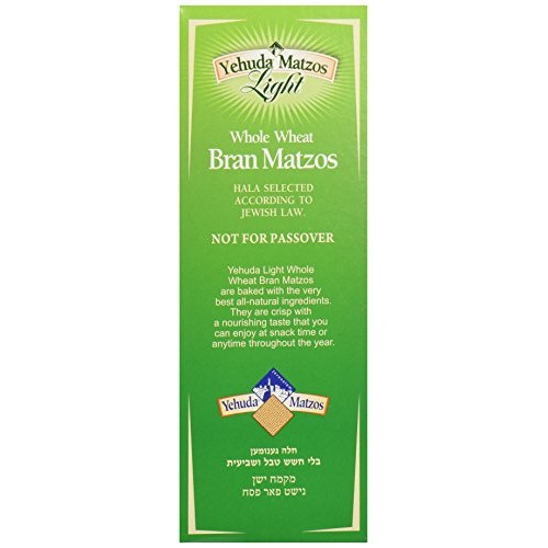 Yehuda Light Whole Wheat Bran Matzo 10.5Oz 3 Pack