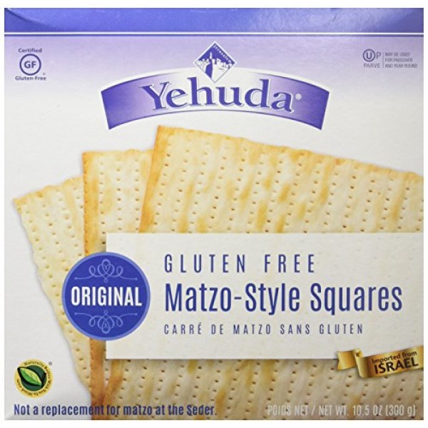 Yehuda Matzo Squares, Gluten Free, 10.5 oz