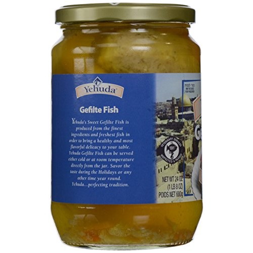 Yehuda Matzo Gefilte Fish, Sweet, 24 Oz