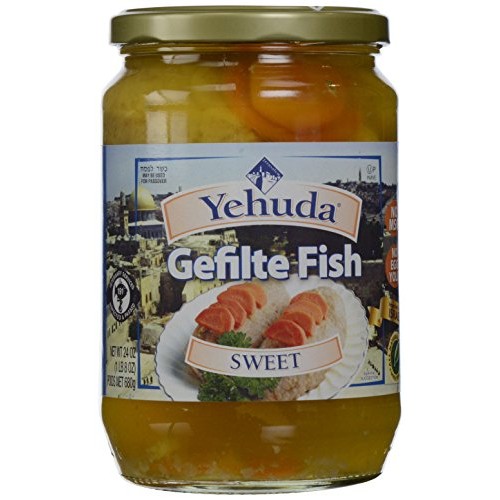 Yehuda Matzo Gefilte Fish, Sweet, 24 Oz