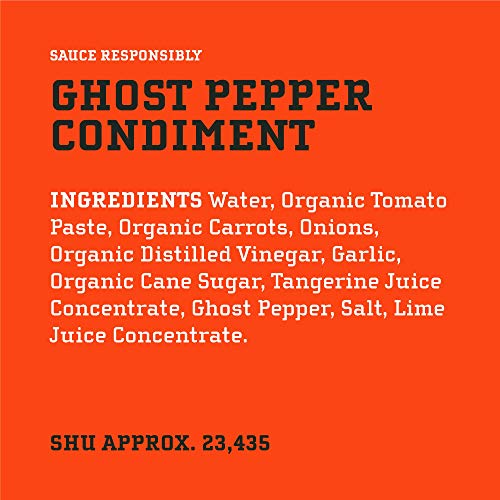 Ghost Pepper Hot Sauce By Yellowbird | Plant-Based, Gluten Free,