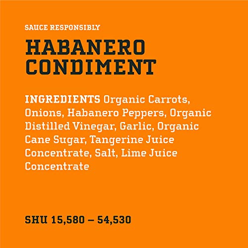 Habanero Hot Sauce By Yellowbird | Plant-Based, Gluten Free, Non