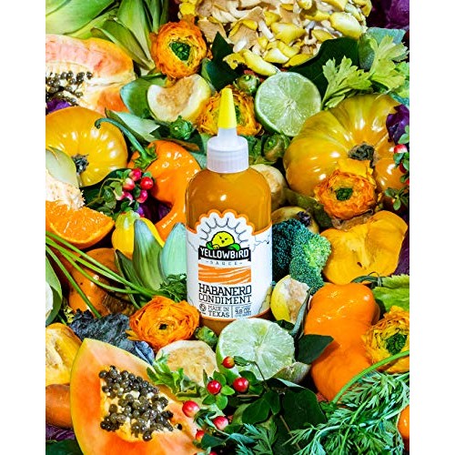 Habanero Hot Sauce By Yellowbird | Plant-Based, Gluten Free, Non