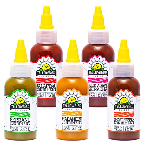 Hot Sauce Variety Pack By Yellowbird | Plant-Based, Gluten Free,