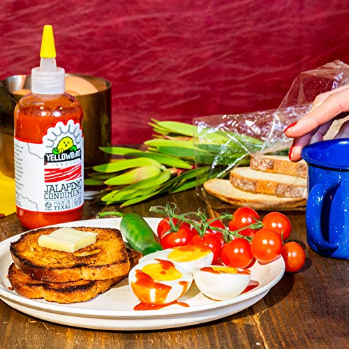Jalapeño Hot Sauce By Yellowbird Foods, All Natural, Non-Gmo, 9.