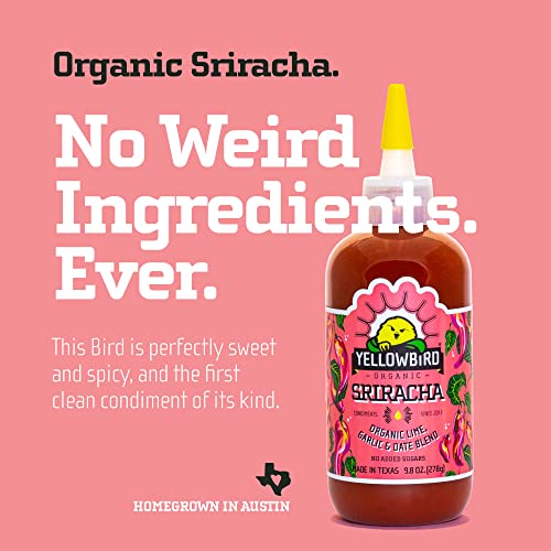 Organic Sriracha Hot Sauce by Yellowbird - Organic Chili Pepper ...
