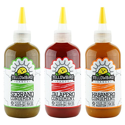 Yellowbird Hot Sauce Combo 9.8 Oz 3-Pack