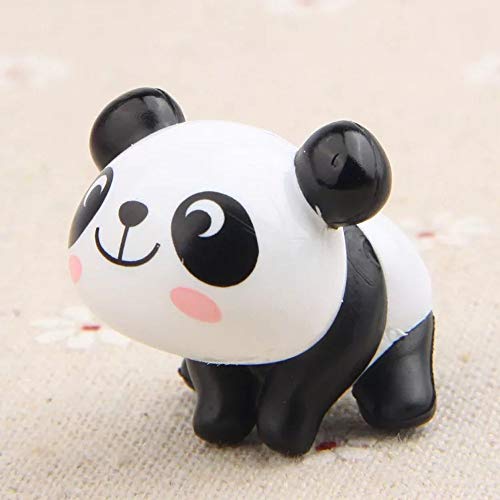 8 Pcs 1 Set Cute Panda Toys Figurines Playset, Cake Decoration